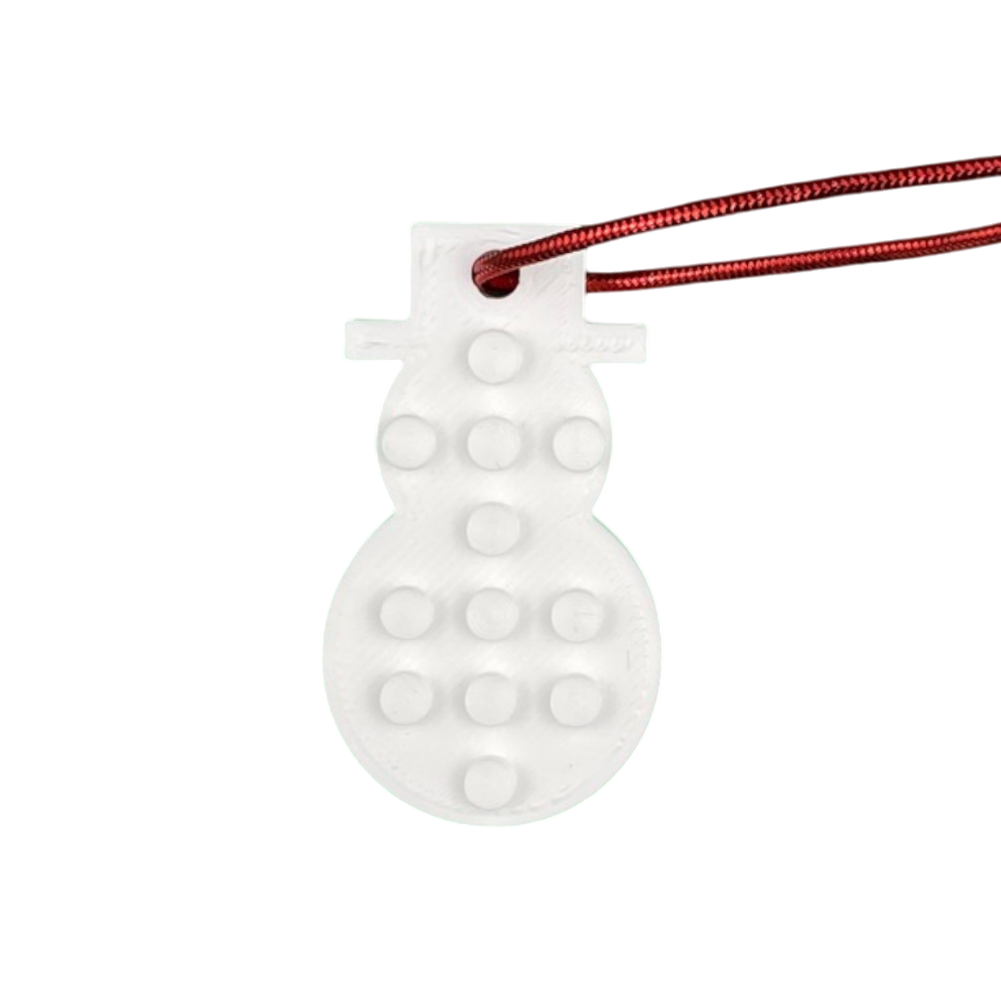 Tiny Snowman Decoration - Brick Compatible