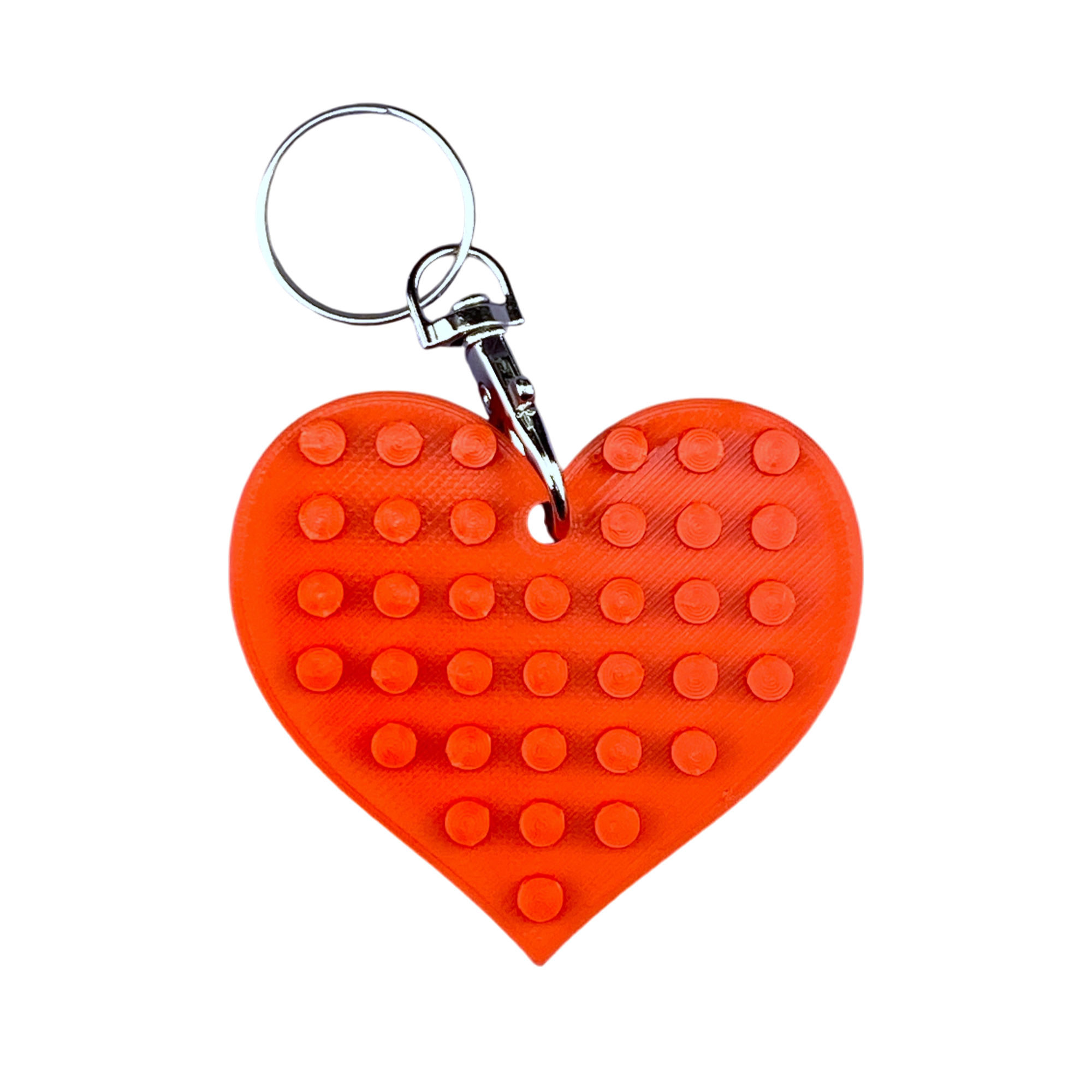 Brick Heart Small Keyring