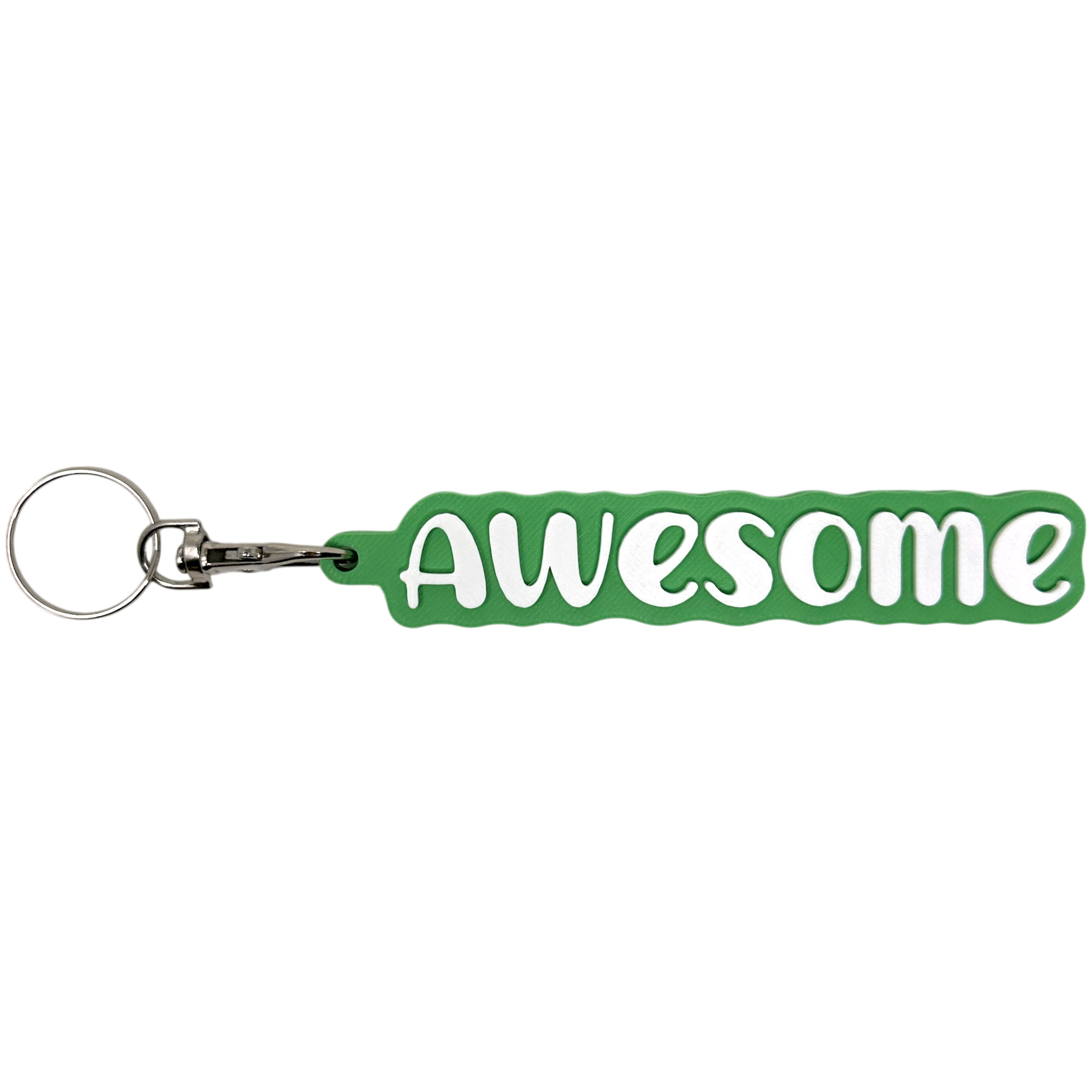 Bubble Font Keyrings