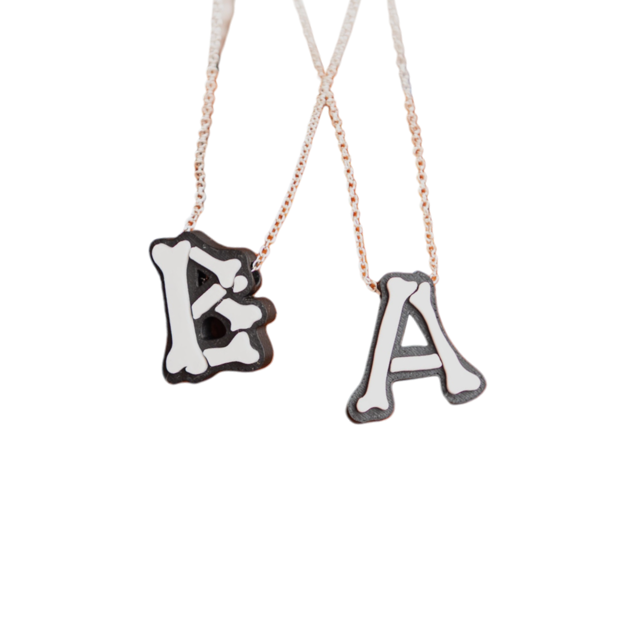 Bones Letter Necklace