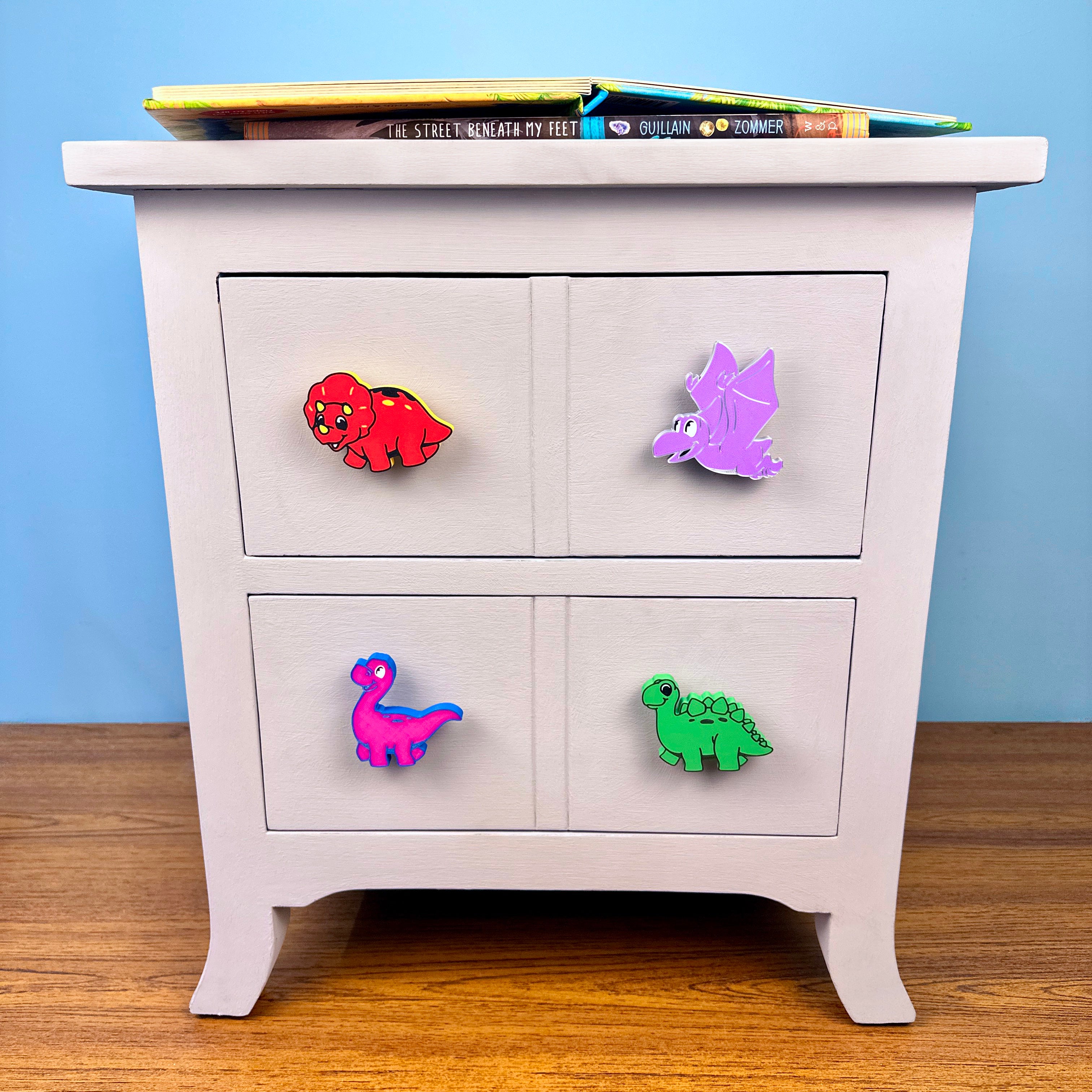 Dinosaur Themed Drawer Knobs