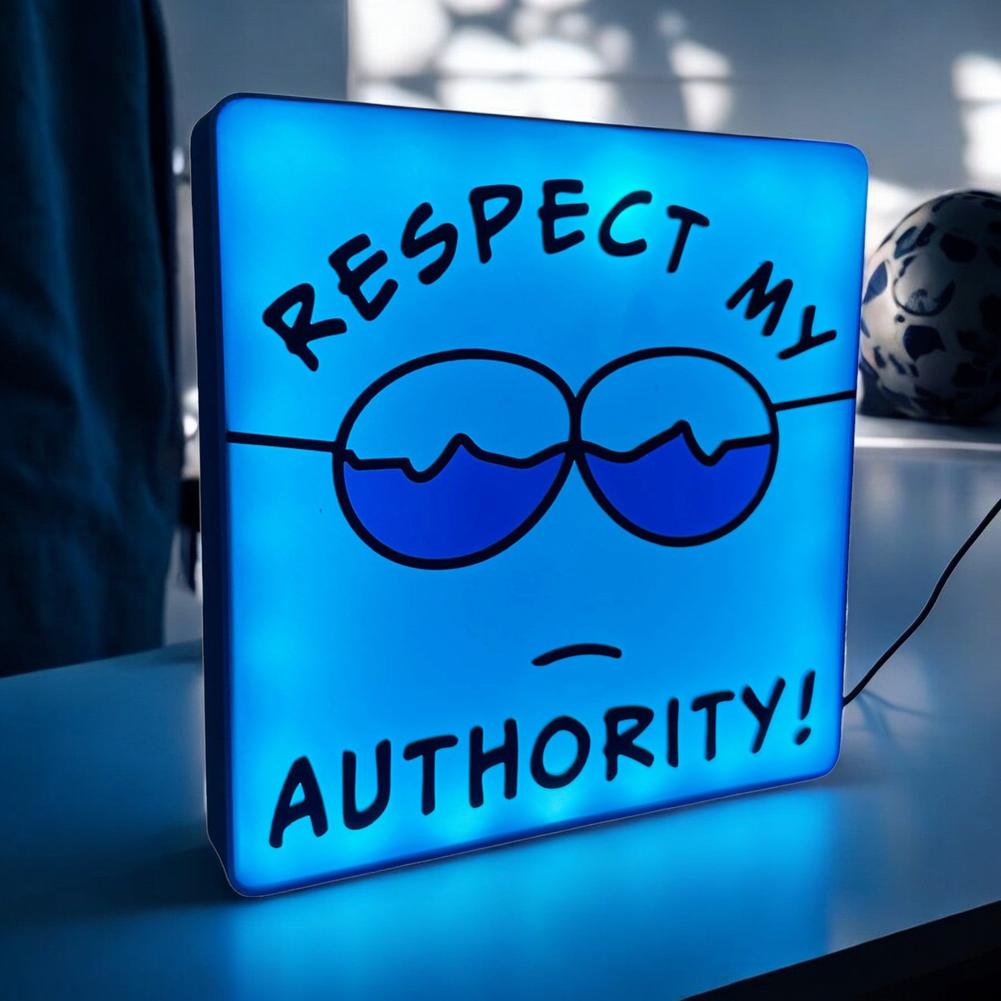 Respect My Auhtority LED Lightbox