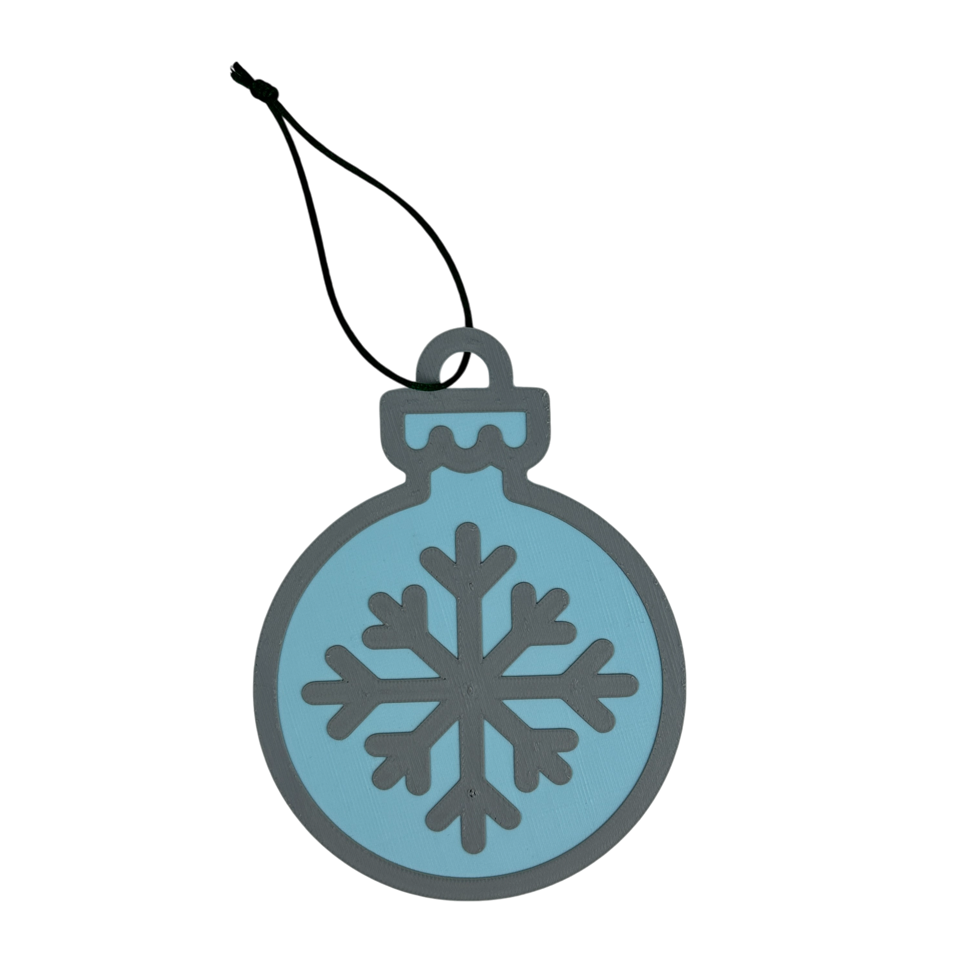 Snowflake Bauble Hanging Tree Decoration