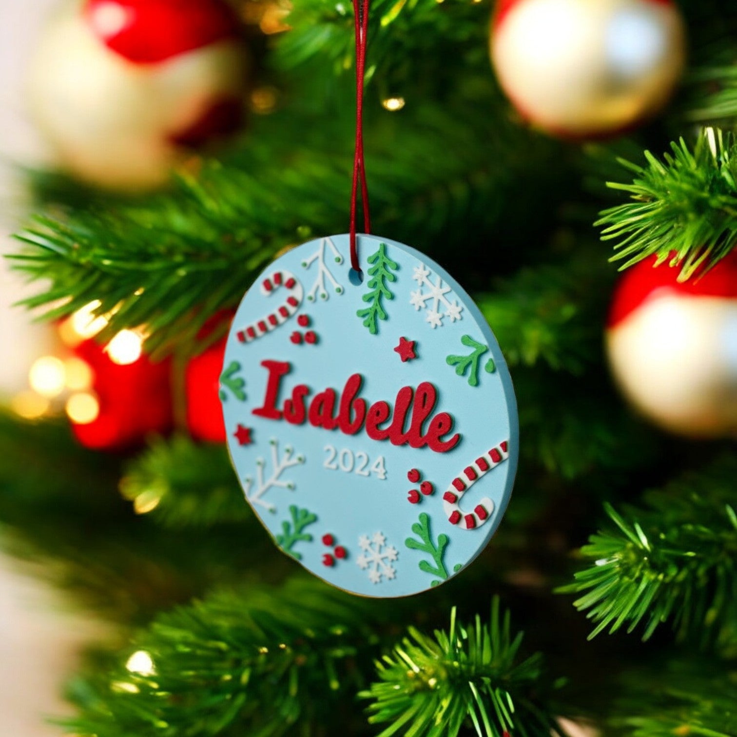 Personalised Decorative Christmas Tree Bauble