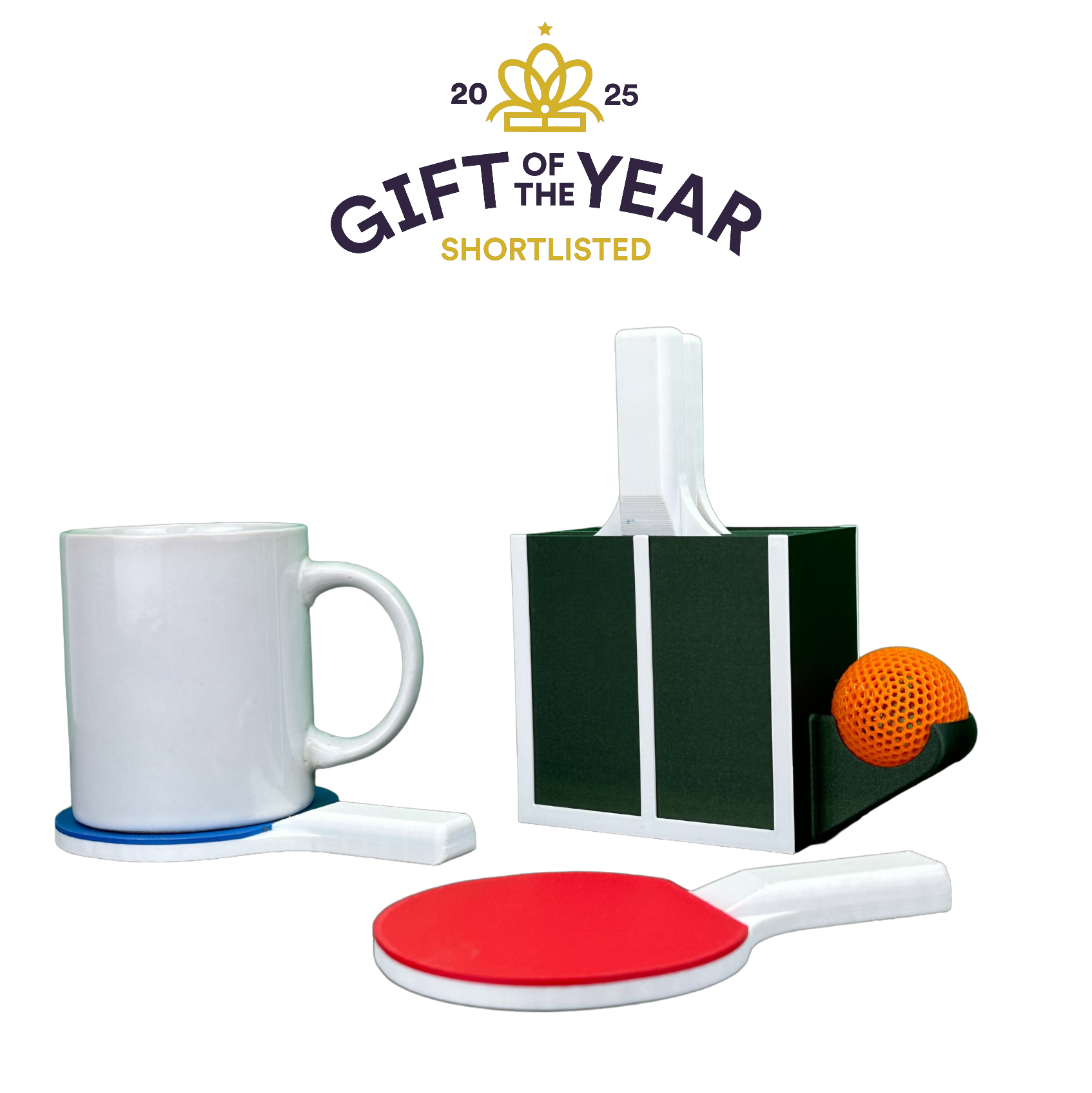 Table Tennis Coaster Set