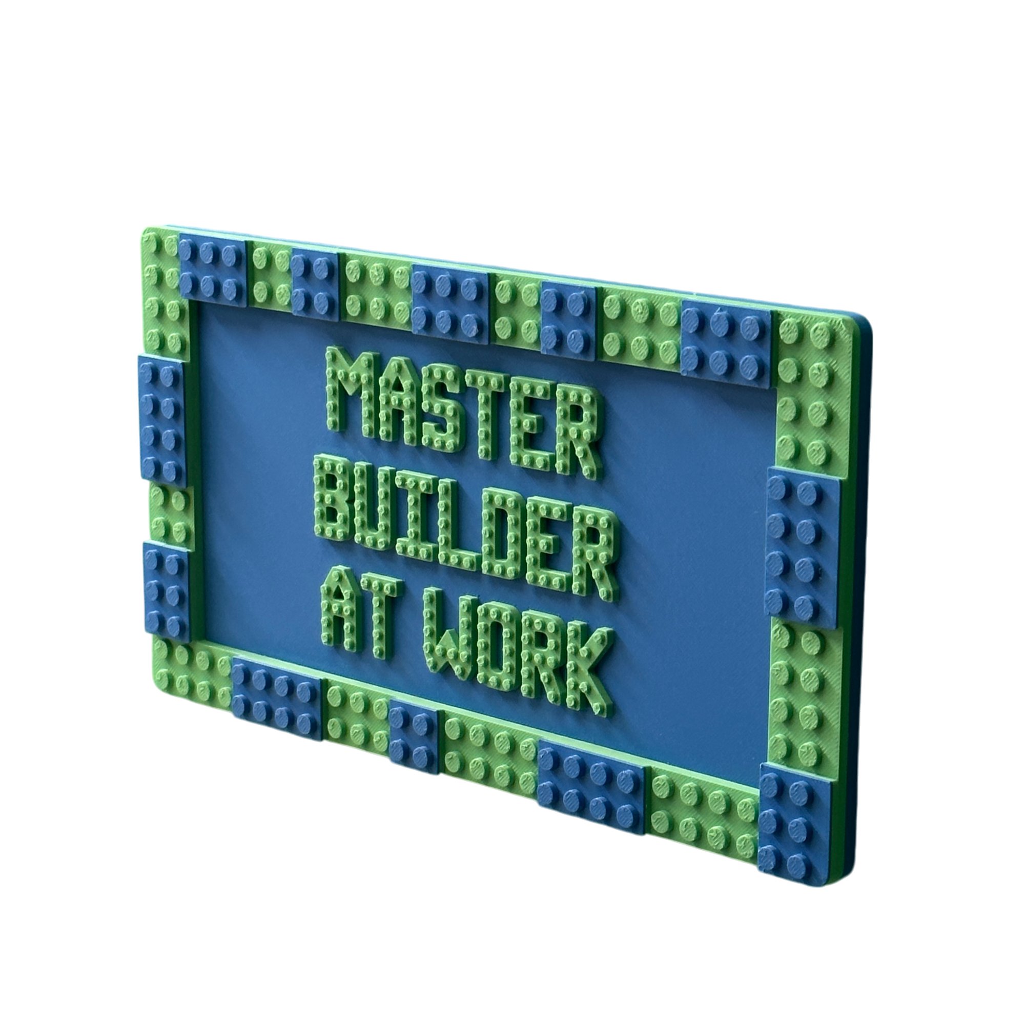 Master Builder At Work - Brick Compatible Wall Sign