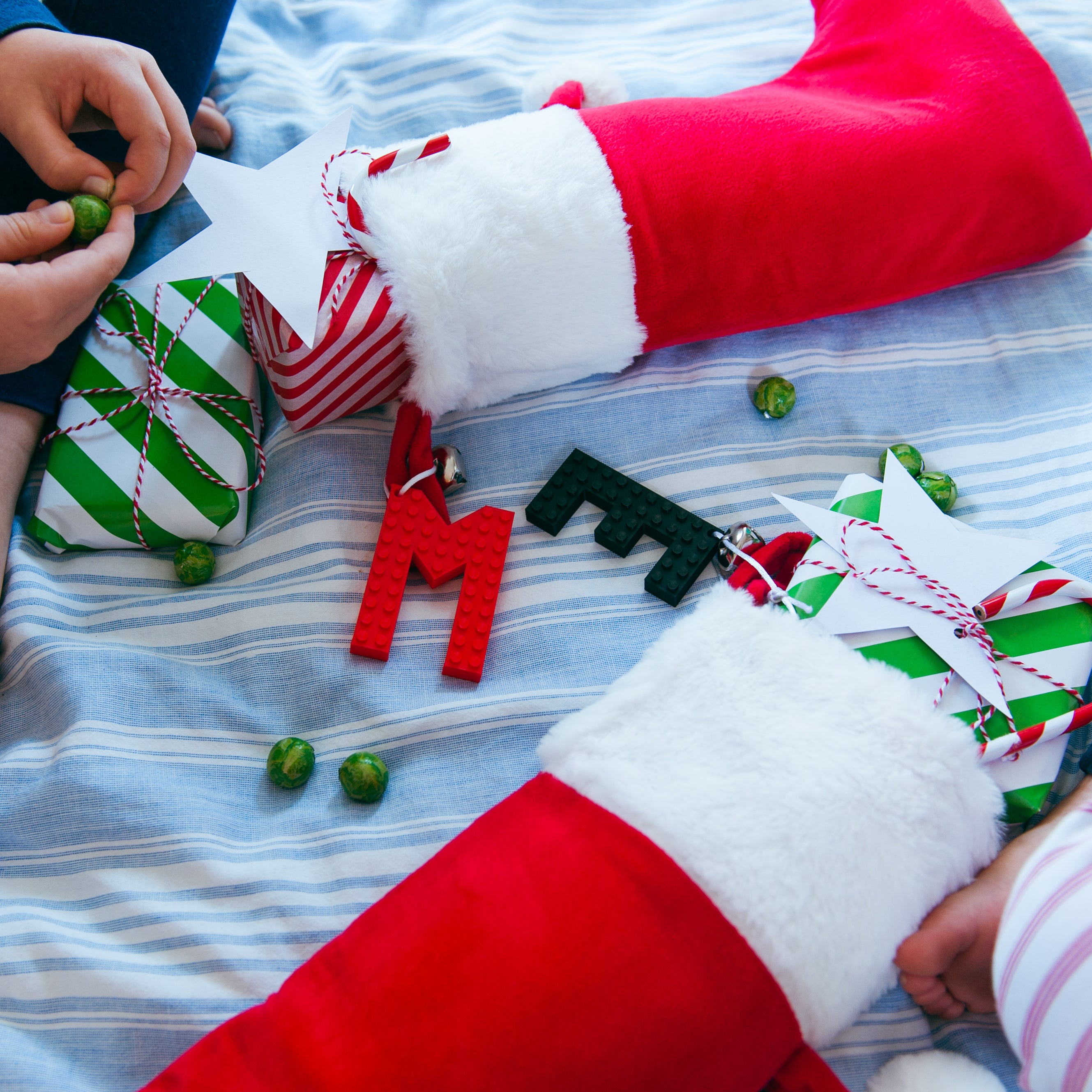 Lego Christmas Stocking Tag 