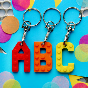 Personalized Lego Keyrings