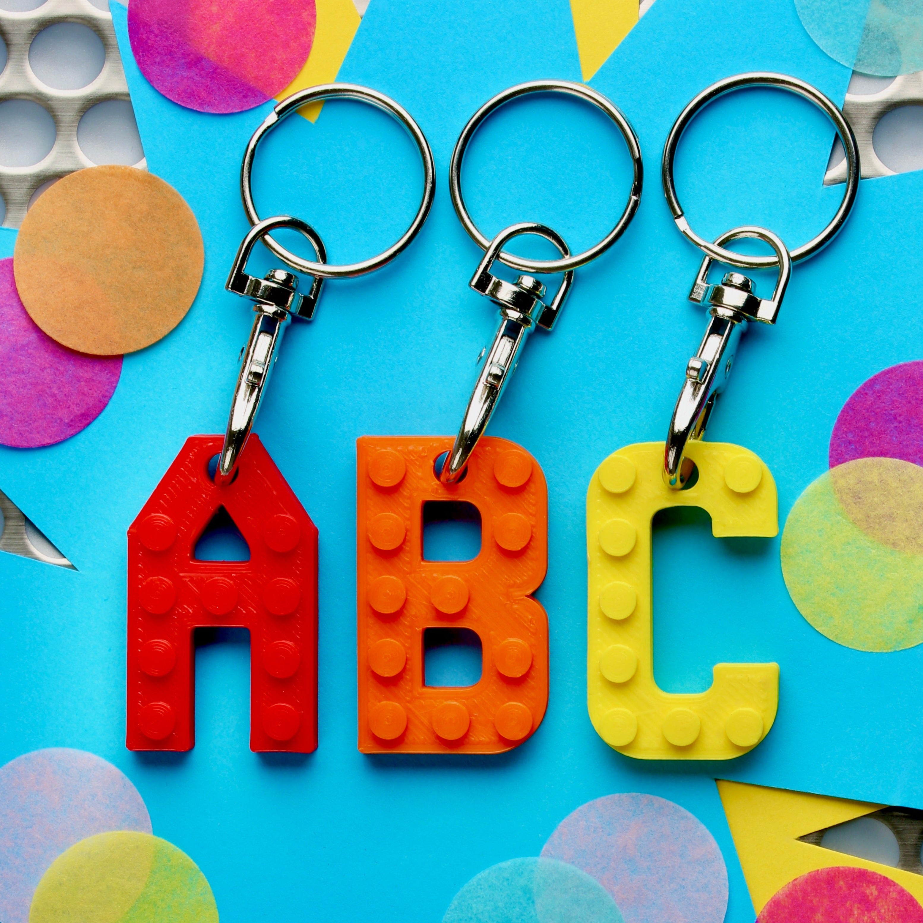 Personalized Lego Keyrings