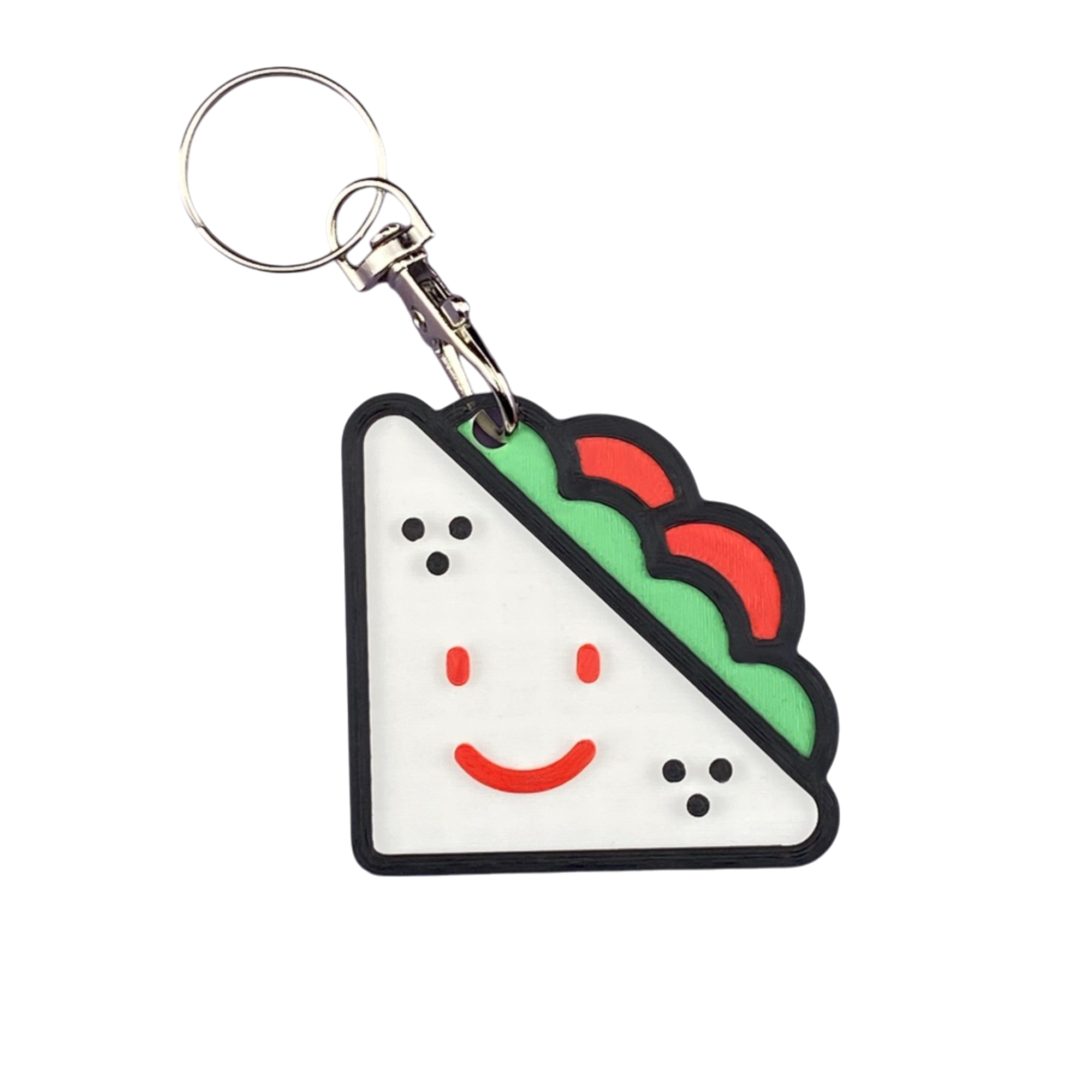 Kawaii Style Sandwich Keyring