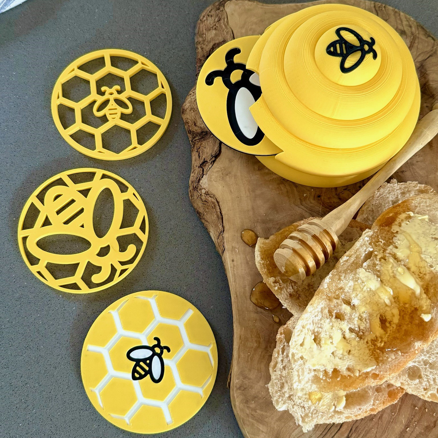 Beehive Coaster Set