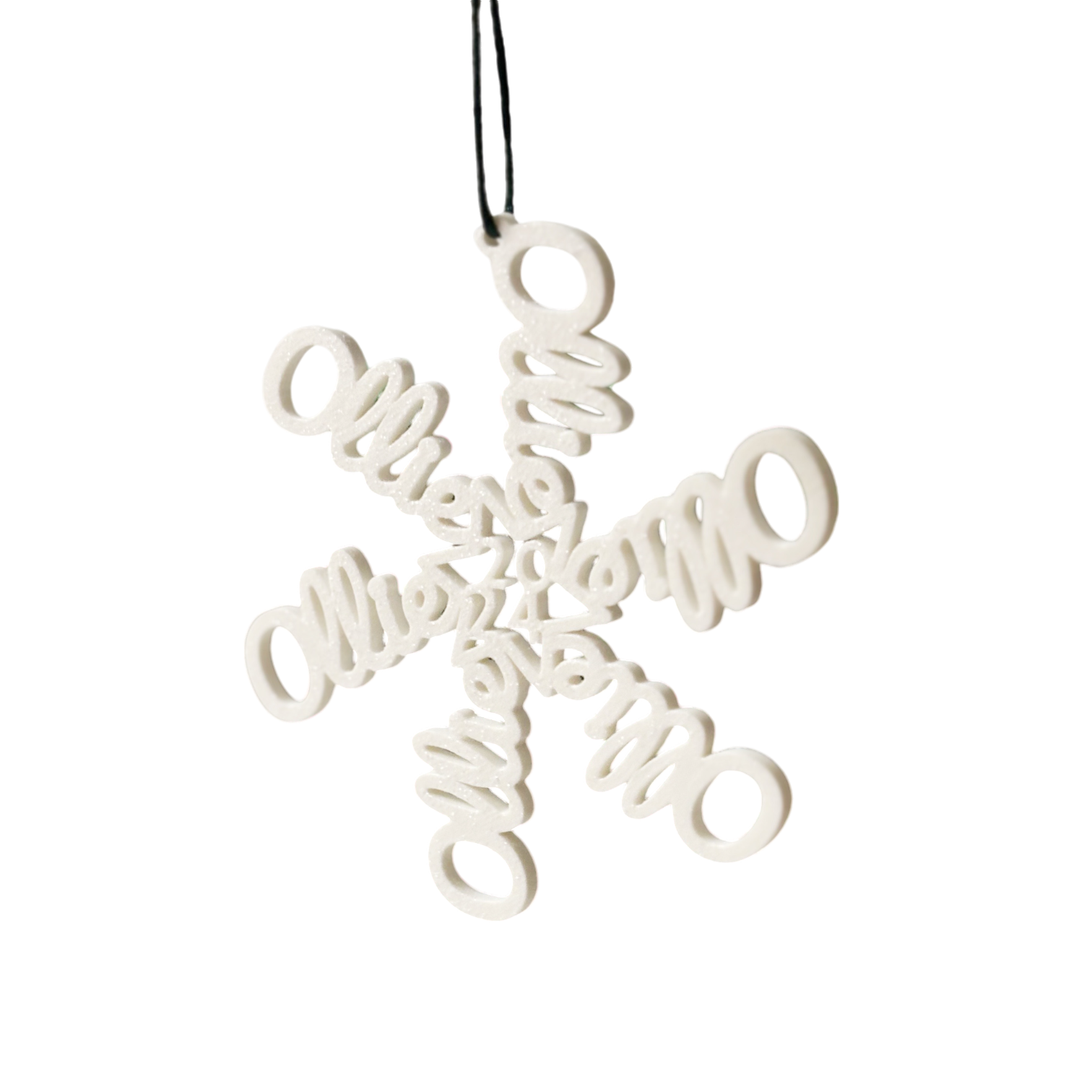 Personalised Snowflake Christmas Tree Ornament