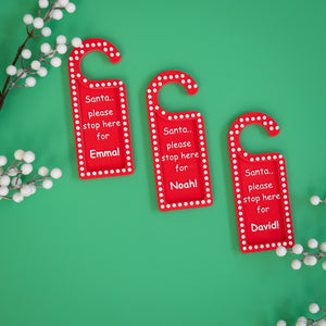 Lego Christmas Personalised Door Hanger