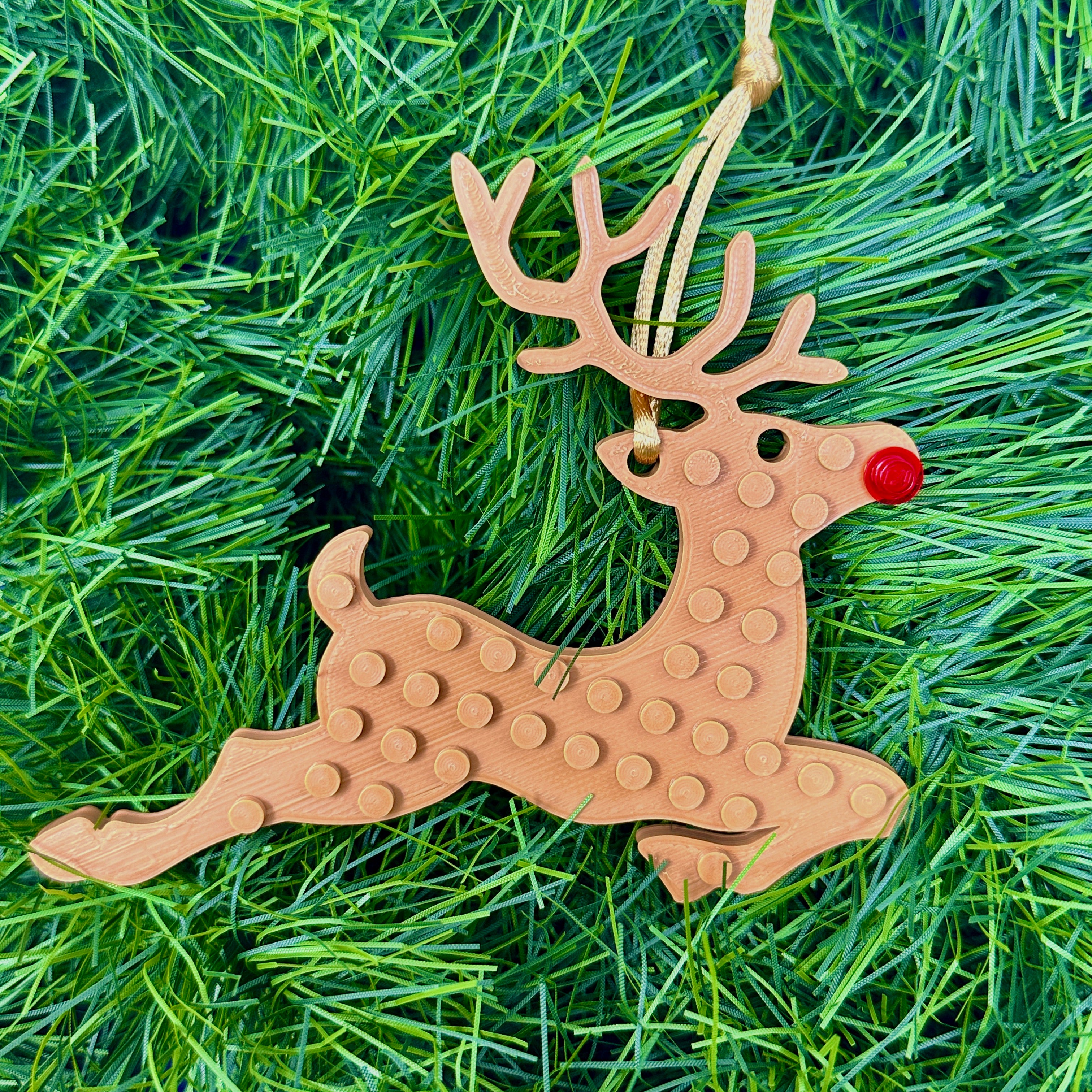 Reindeer Tree Decoration - Brick Compatible